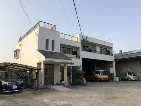 福岡県八女郡広川町大字一條Ｙ様邸　外壁塗装工事　ゼニス（特殊チタン配合４フッ化フッ素樹脂）